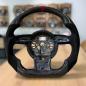 Preview: Carbon Lenkrad passend für Audi A1, A3 8V, A4 B8, A5, A6 4G mit LED, neu bezogen mit Carbon oben und unten, Design A709
